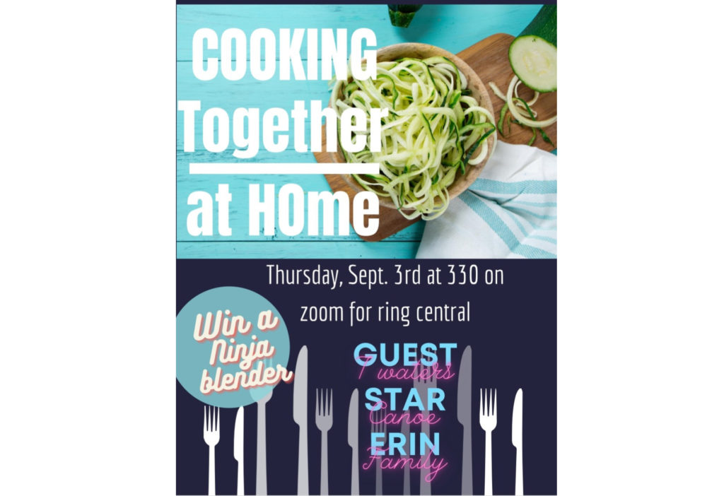 Announcing cooking event on sept 3